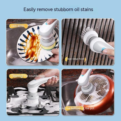Electric Cleaning Brush Spinning Scrubber Handheld Electric Cordless Cleaning Brush Portable Diversi Shop