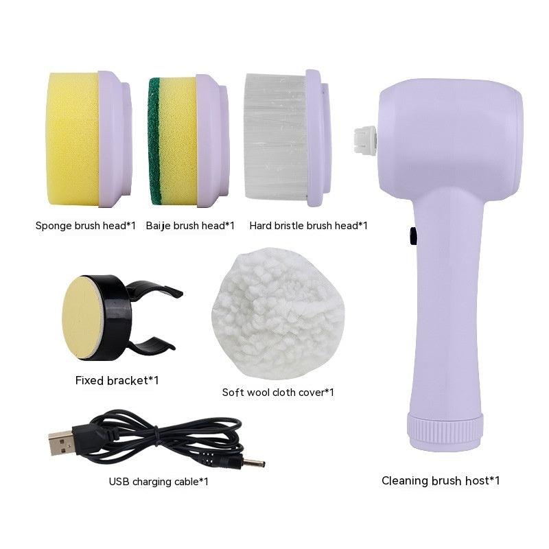 Electric Cleaning Brush Spinning Scrubber Handheld Electric Cordless Cleaning Brush Portable Diversi Shop