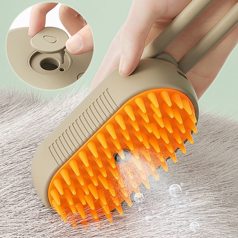 Cat Steam Brush Steamy Dog Brush 3 In 1 Electric Spray Cat Hair Brushes For Massage Pet Grooming Comb