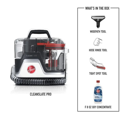 Hoover CleanSlate Portable Carpet and Upholstery Pet Spot Cleaner Diversi Shop™