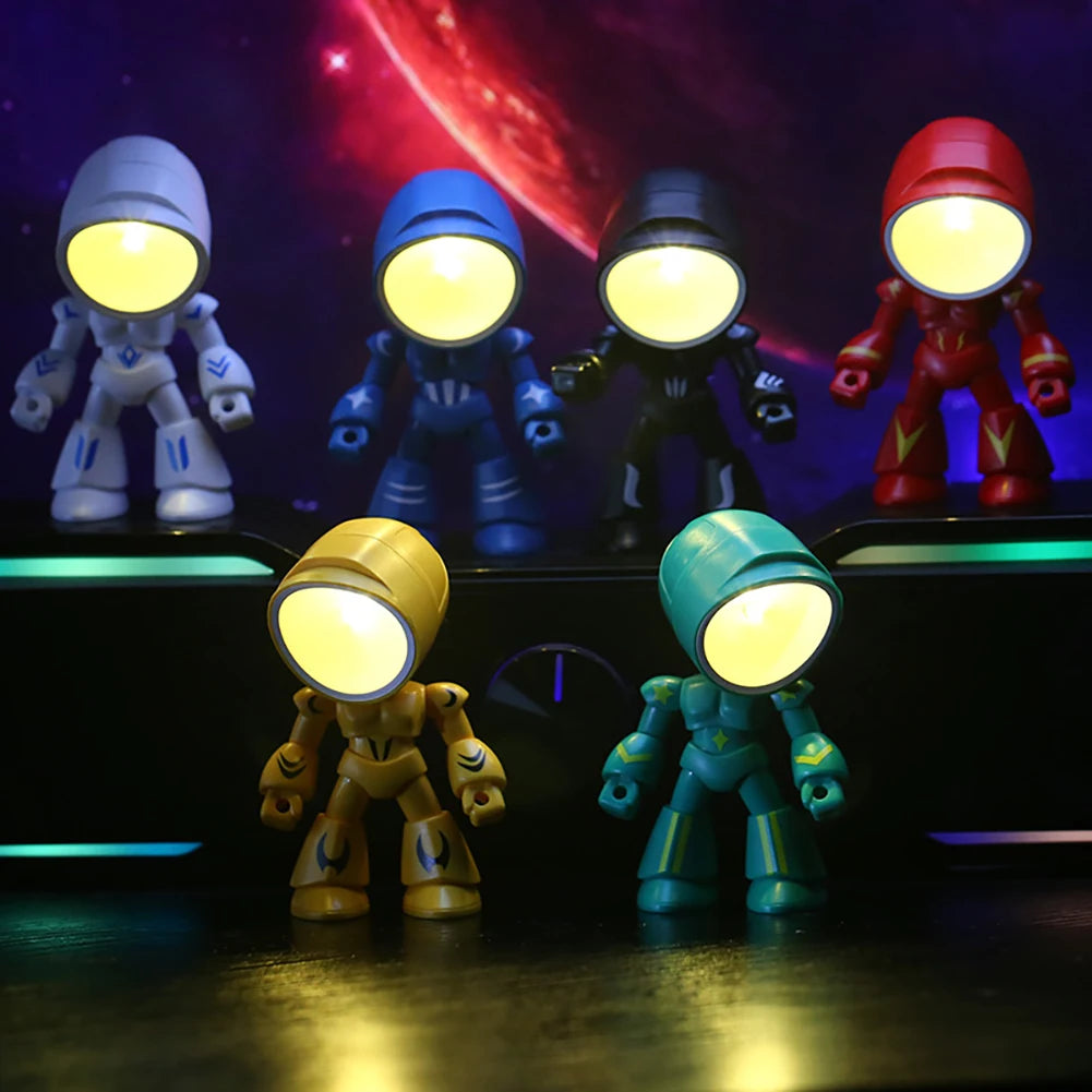 Mini Night Light LED Cartoon Cute Hero Police Desk Lamp Diversi Shop™