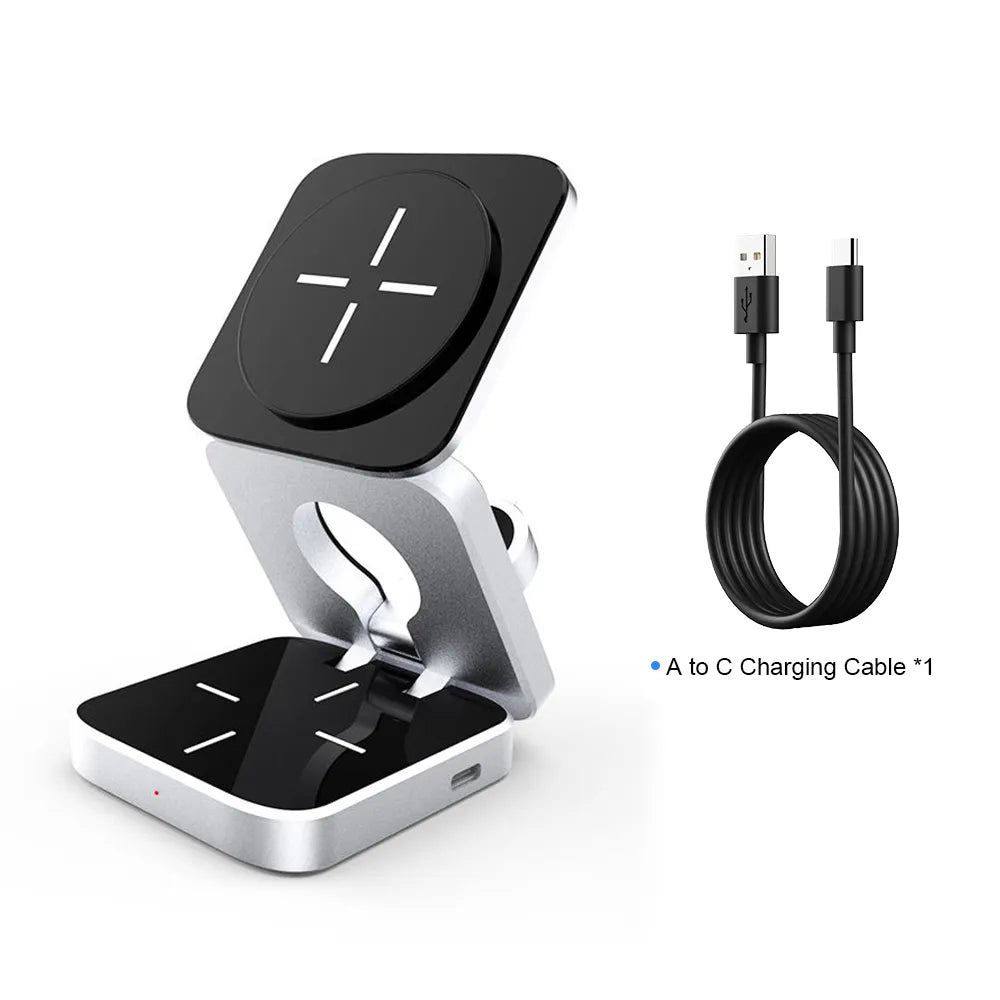 Foldable Magsafe Wireless Charging Station Fast Charger | Diversi