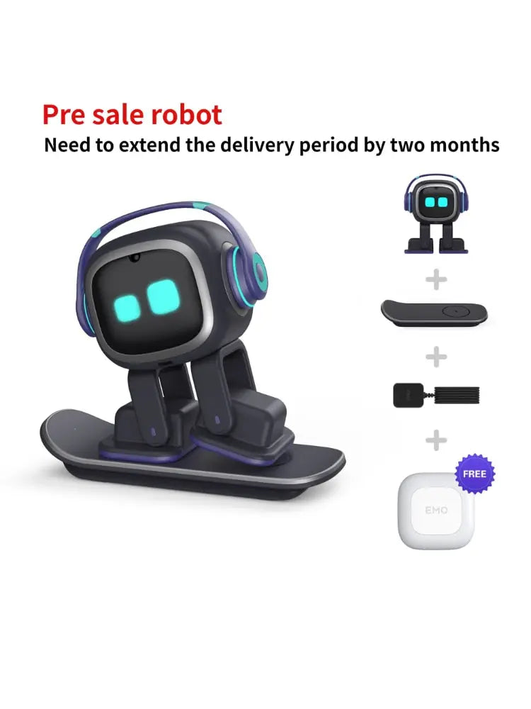Emo Robot Electric Toy: Intelligent Voice Chat Anki Vector AI Robot