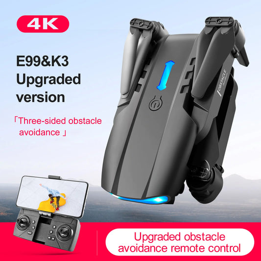 E99 K3 Pro HD 4k Dual Camera High Hold Mode Foldable Mini Small Drone with Camera Diversi Shop™