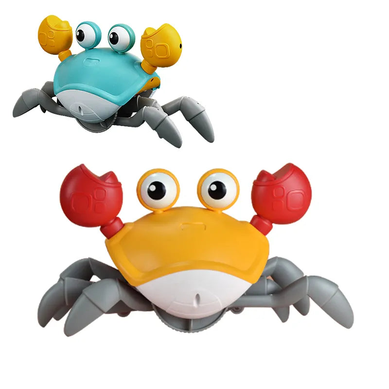Crawling Crab Dancing Toy for Babies | Walking Dancing with Music Automatically Avoid Obstacles Toys