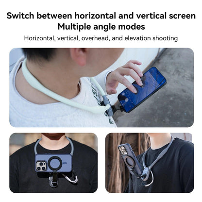 Silicone Magnetic Neck Mount Quick Release Hold for phone Diversi Fusion™