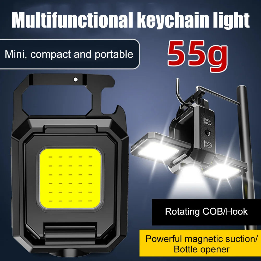 flashlight keychain LED Mini Keychain Light USB Rechargeable Flashlight Diversi Shop™
