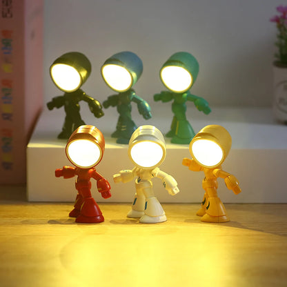 Mini Night Light LED Cartoon Cute Hero Police Desk Lamp Diversi Shop™