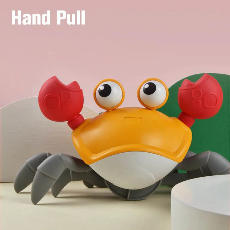 Crawling Crab Dancing Toy for Babies | Walking Dancing with Music Automatically Avoid Obstacles Toys