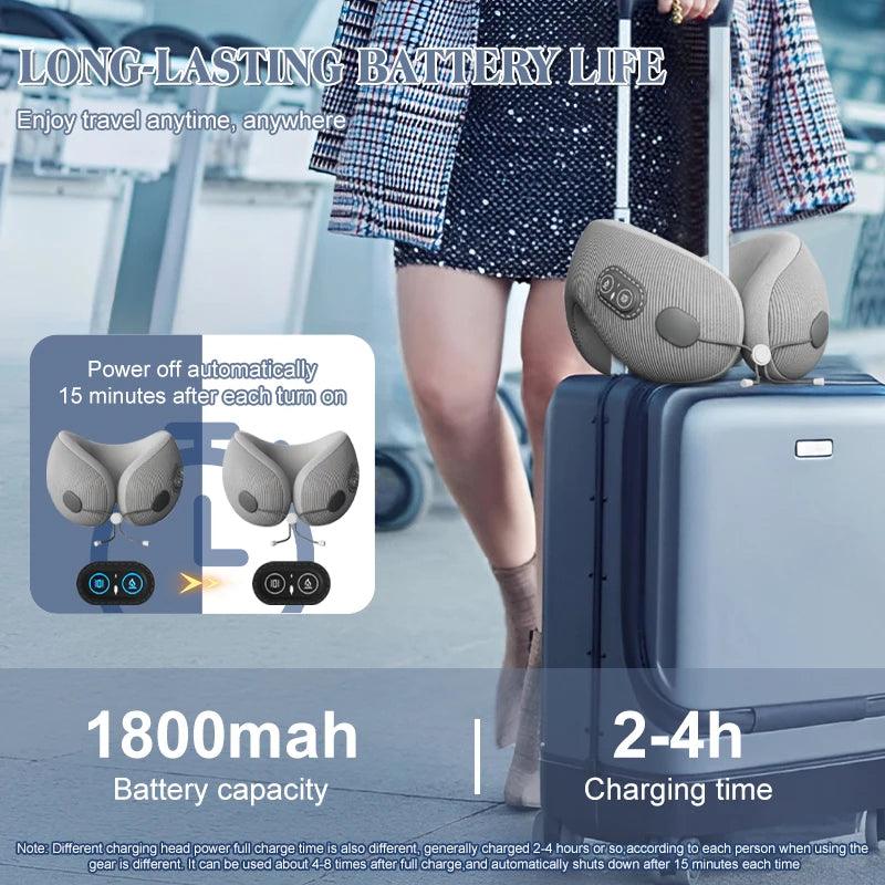 U-Shaped Travel Pillows For Airplanes Memory Foam Ergonomic Neck Pillows Diversi Shop™