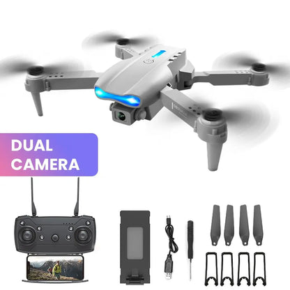 Foldable Drone with 4K Dual Camera
