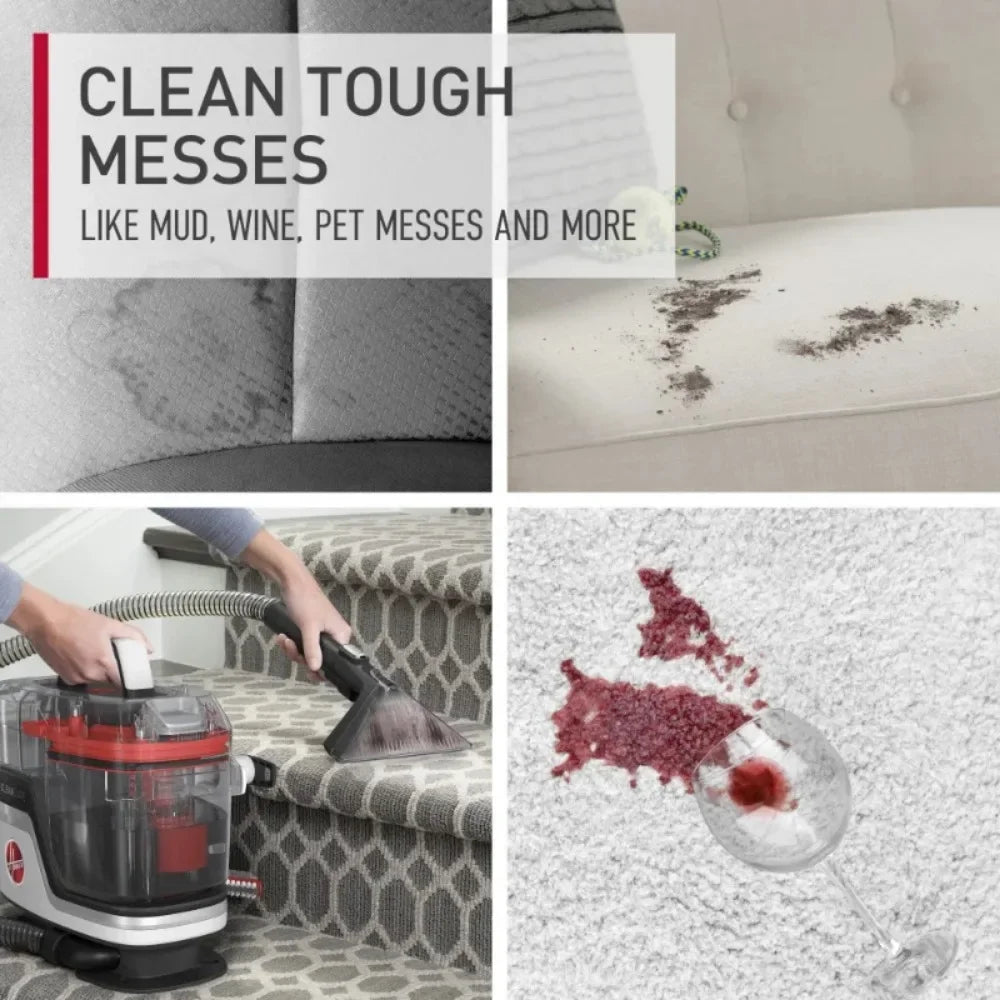 Hoover CleanSlate Portable Carpet and Upholstery Pet Spot Cleaner Diversi Shop™