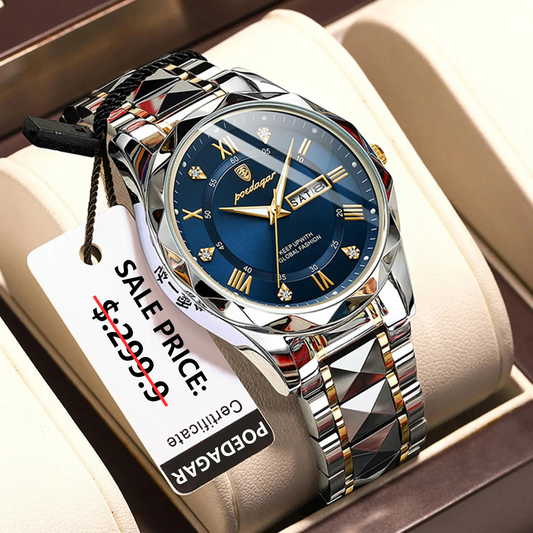 Waterproof luxury wristwatches Stainless Steel Quartz Men's Watch Top Brand Male reloj Diversi Shop