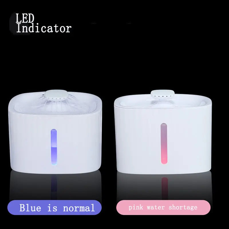 Automatic Pet Water Fountain with Light: Hydration for Cats and Dogs