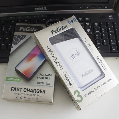 Portable power bank wireless charger: Original Power Bank 10000mAh