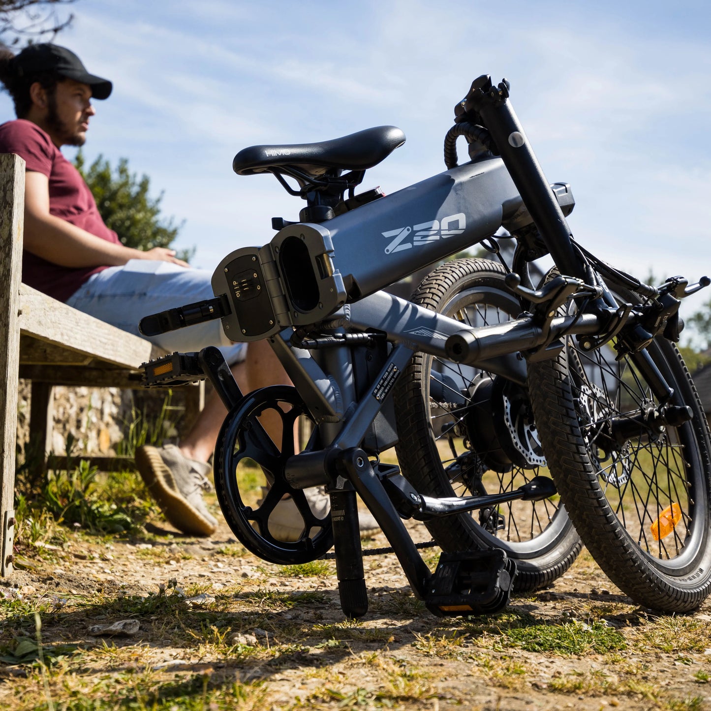 HIMO Z20 Folding Fat Tire Electric Bike: Motorized Convenience in a Compact Package