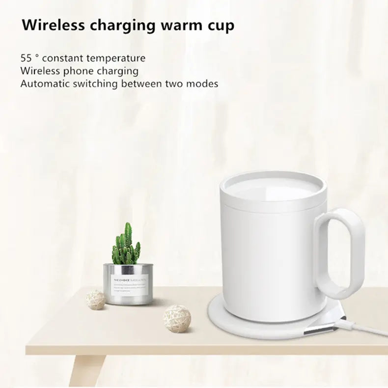 New Design 18W Thermostatic Wireless Charging Heating Coffee Cup