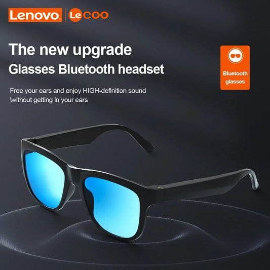 Lenovo smart sunglasses with audio Wireless Headphone Driving Glasses earphone Call with HD MIC