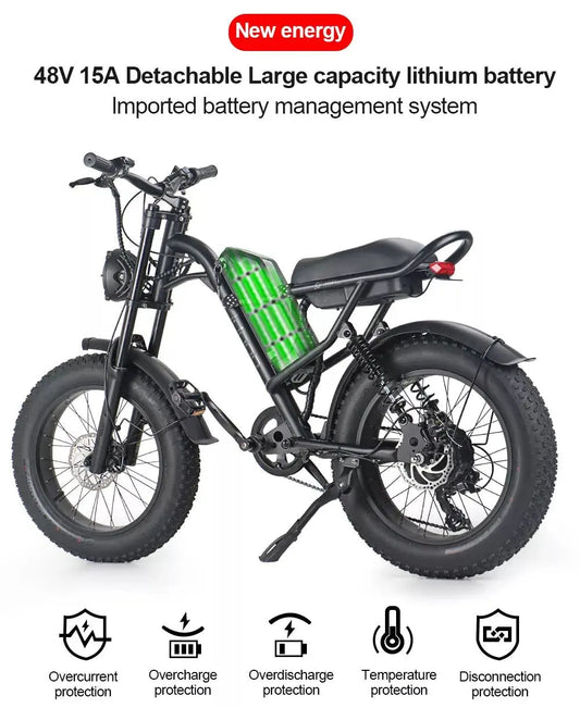 electric bike for outdoor adventures: Unleash Your Adventure on this Powerful All-Terrain eBike - Diversi Fusion™