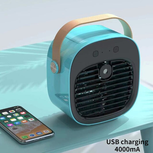 Portable Mini Air Conditioner: Wireless USB Rechargeable Cooling Fan - Diversi Fusion™