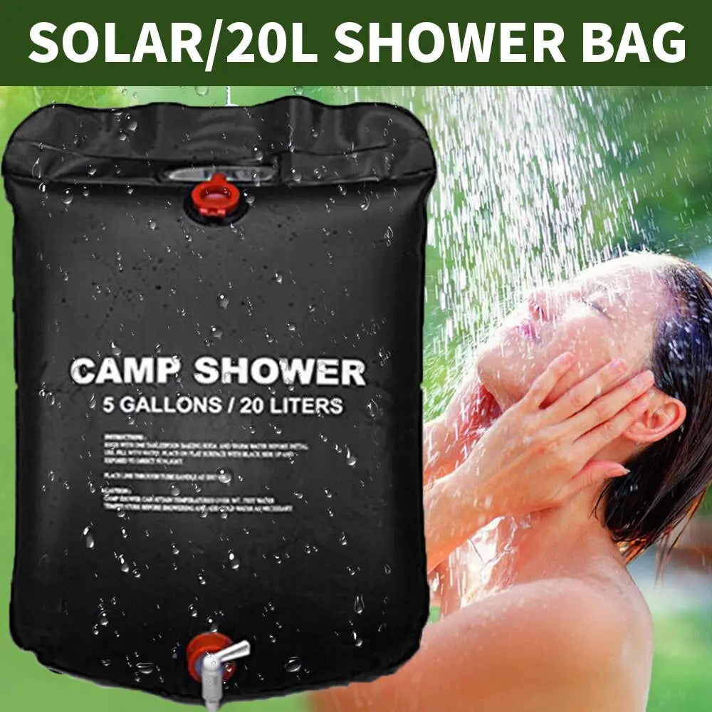 Convenience and Cleanliness On-the-Go: The 20L Portable Camping shower bag - Diversi Fusion™