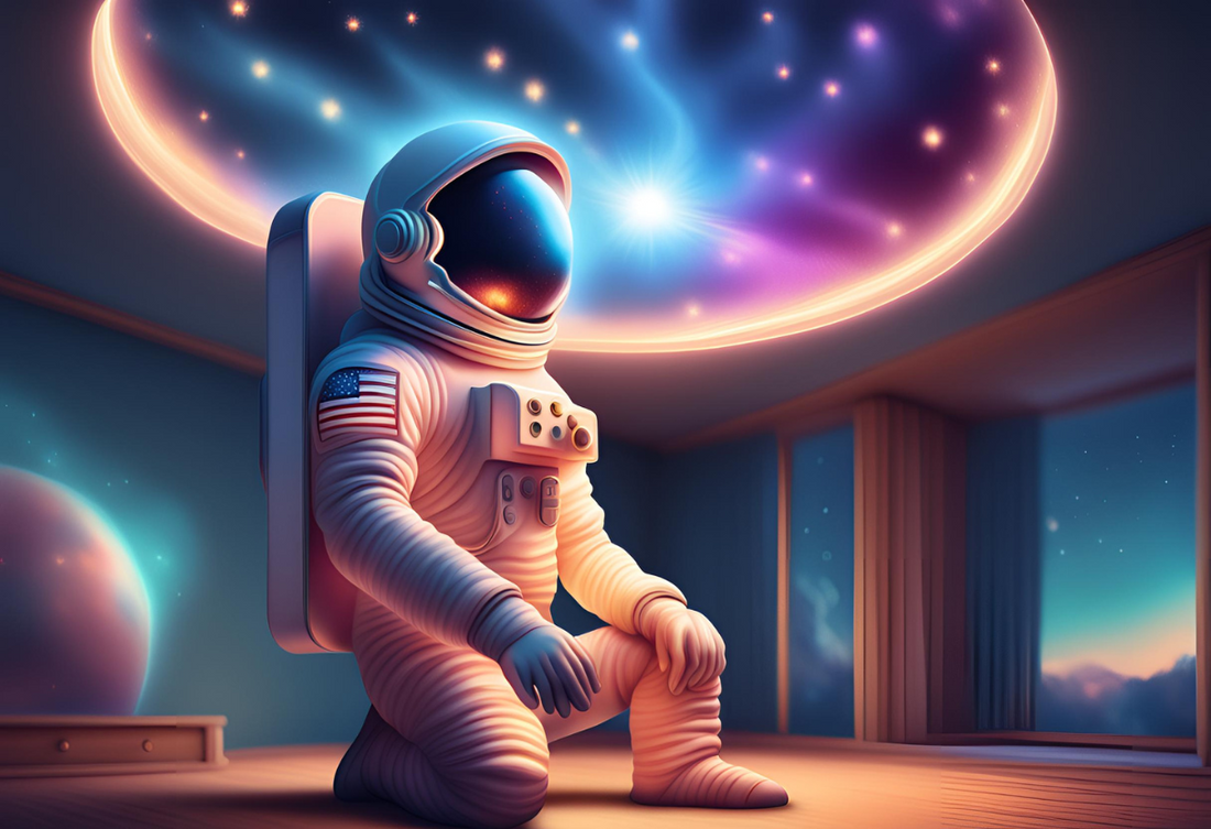 Astronaut Projector Starry Sky Galaxy Stars LED Night Light Projector