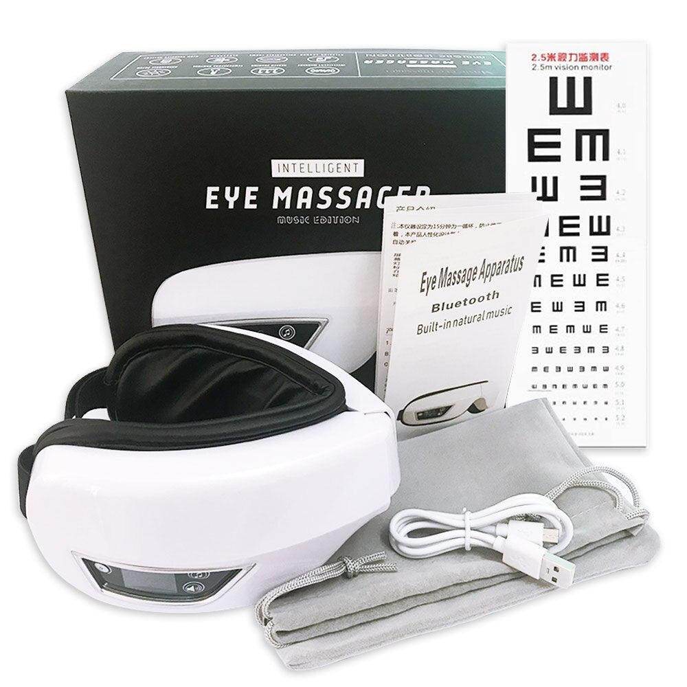 6D Smart massage device Airbag Vibration Eye Massager And Dark Circles Sleep Mask - SmartPursue™