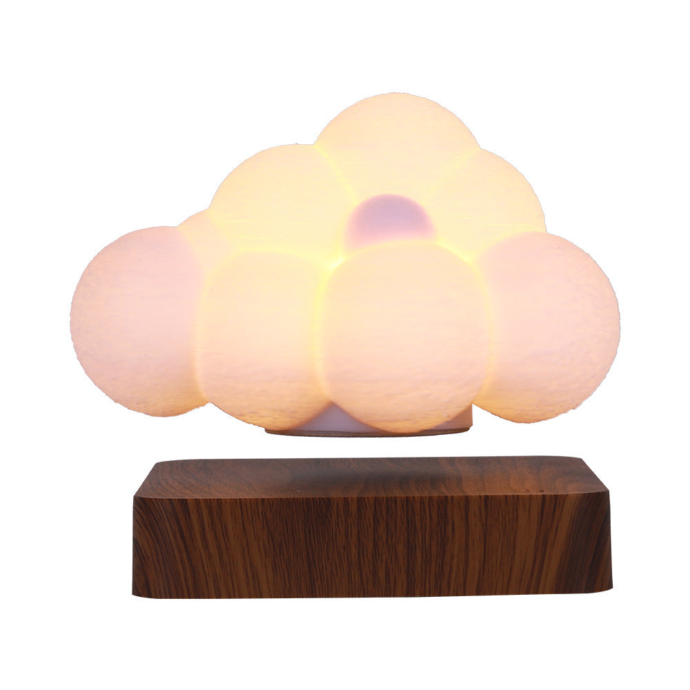 Novelty Night Light Magnetic Levitation Cloud Lamp Creativity Floating 3D Print Bulb Desk Decoration Birthday Gift Diversi Fusion™