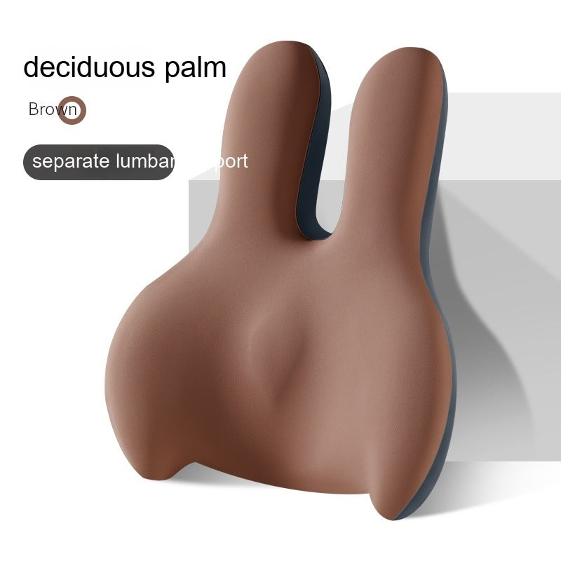 Car Heightening Cushion Backrest Lumber Pad Single Main Driving Thickened Cushion Driving Seat Short Four Seasons Universal CJ