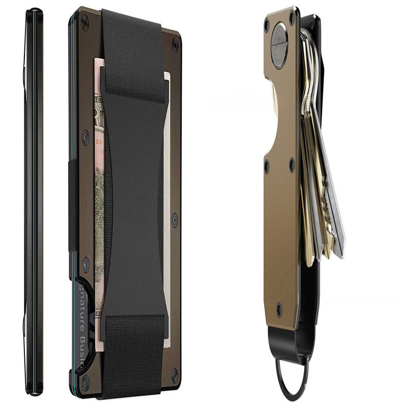 Carbon Fiber Wallet - RFID Blocking Metal Card Holder, Anti-theft Diversi Shop™