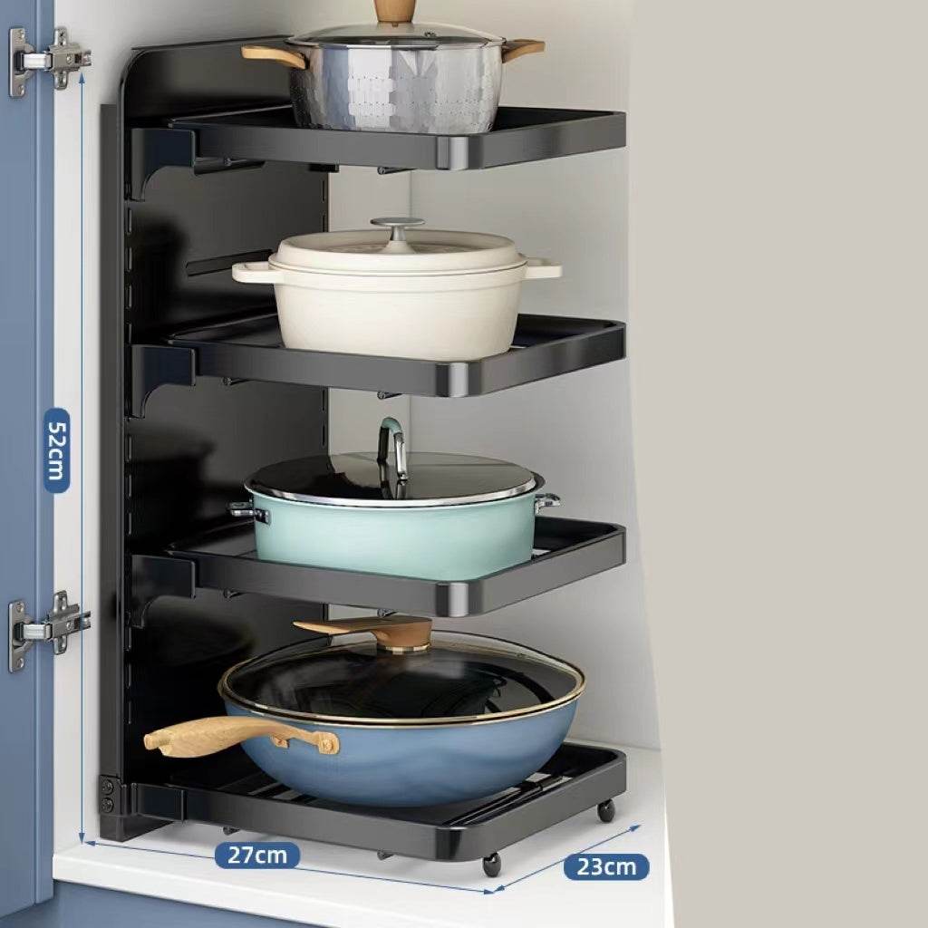 Multi-Layer Under Sink Kitchen Pot Rack - SmartPursue™