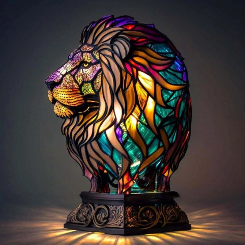 3D Colored Animal Light Desk Lamp Animal Series Decorative Night Light Animal Elephant Owl Cat Vintage Table Lamp Home Decoration CJ