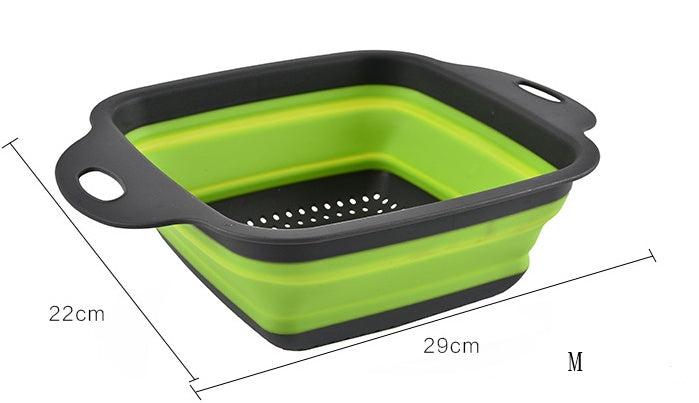 🧺 Square Folding Telescopic Drain Basket - SmartPursue™