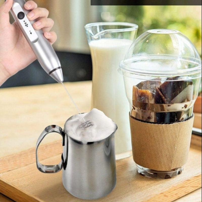 ❄️ Electric Milk Frother – Velvety Foam for Coffee, Lattes & More - SmartPursue™
