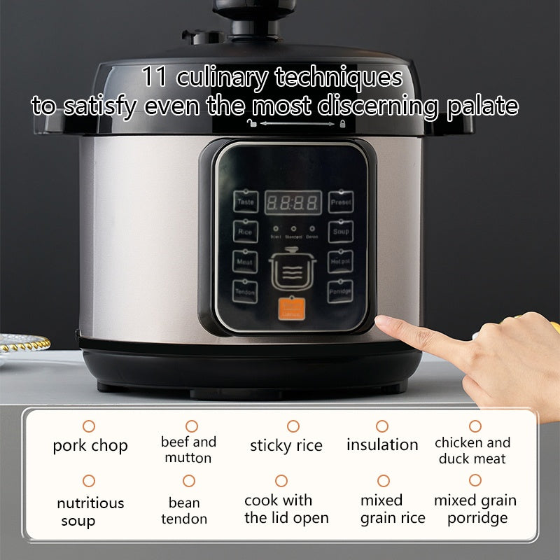 1050W Electric Pressure Cooker Multi-Purpose 5 Litre 10-in-1 Digital Screen CJ