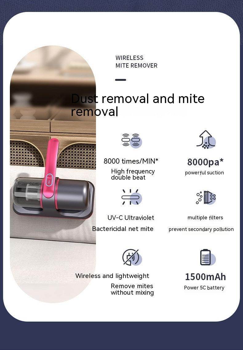 Bed Vacuum Cleaner Wireless UV Sterilization - SmartPursue™