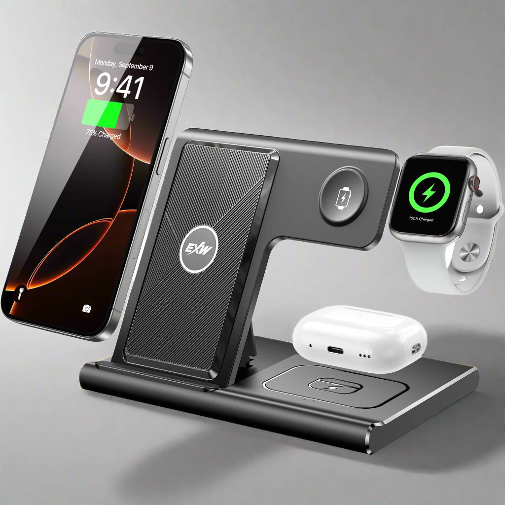 Wireless Charging Sation For Multiple Devices 15W Fast Charging Stand - SmartPursue™