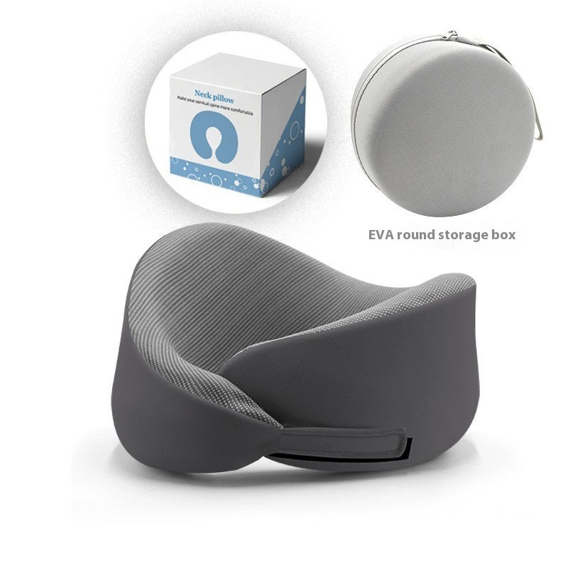 🌟 Adjustable Memory Foam U‑Shaped Travel Neck Pillow - SmartPursue™