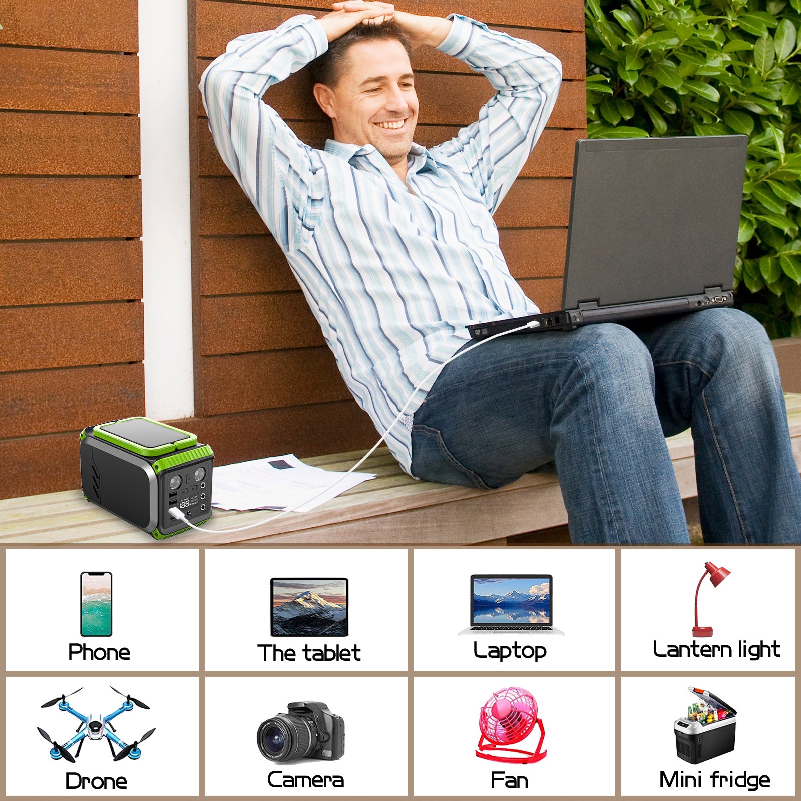 Portable Solar Camping Power Station - SmartPursue™