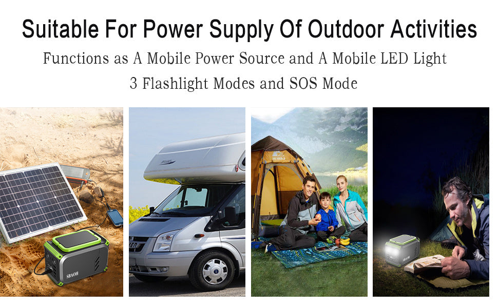 Portable Solar Camping Power Station - SmartPursue™