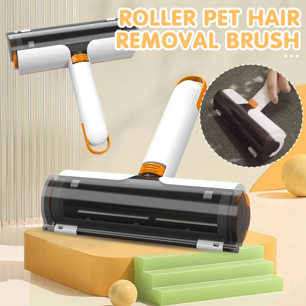 2 In 1 Pet Hair Removal Roller Multifunctional Portable Washable Hair Removal Brush Pet Supplies CJ