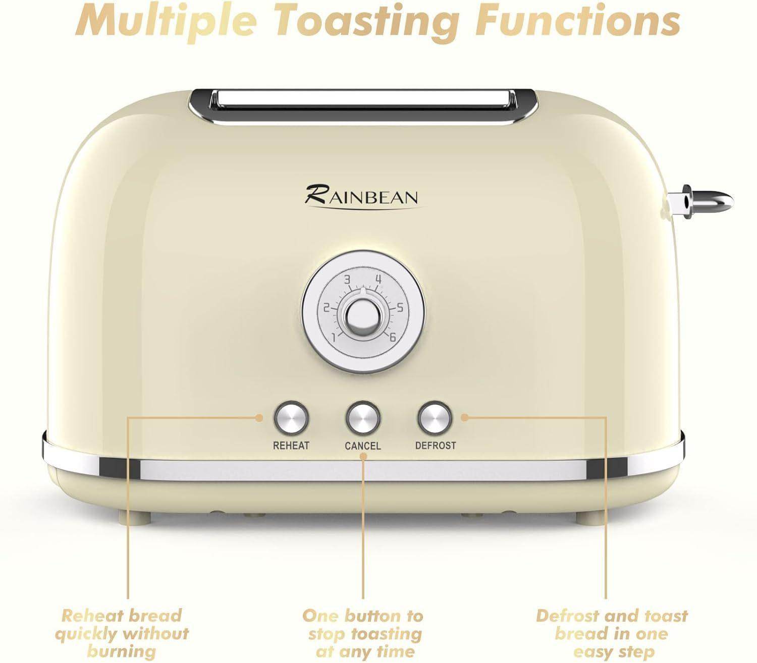 Retro 2-Slice Stainless Steel Toaster - SmartPursue™