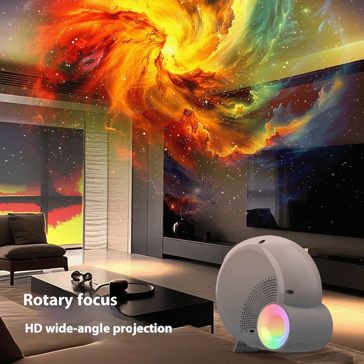 Star Light Projector Bedroom Focusing Atmosphere Projection Lamp CJ