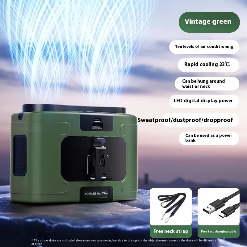 Portable Waist and Neck Fan Travel & Portable Gadgets