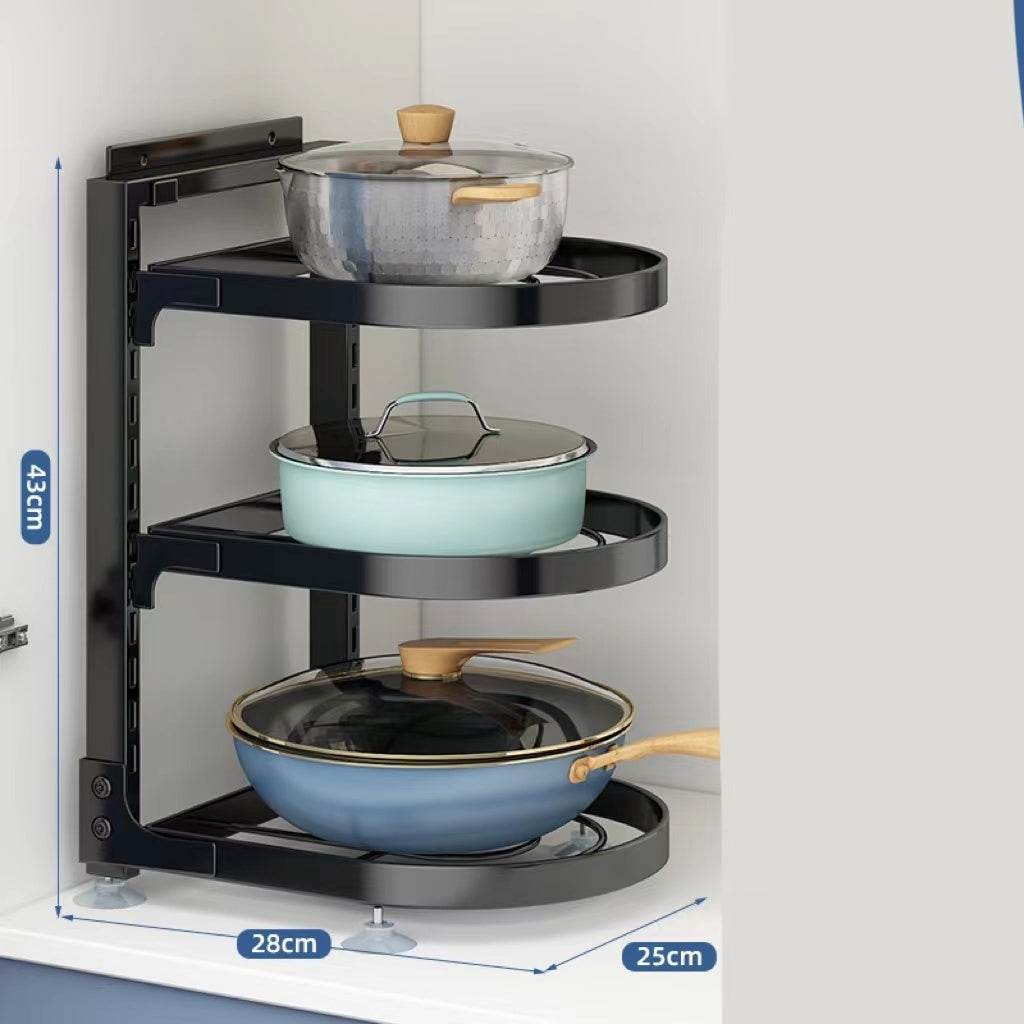 Multi-Layer Under Sink Kitchen Pot Rack - SmartPursue™