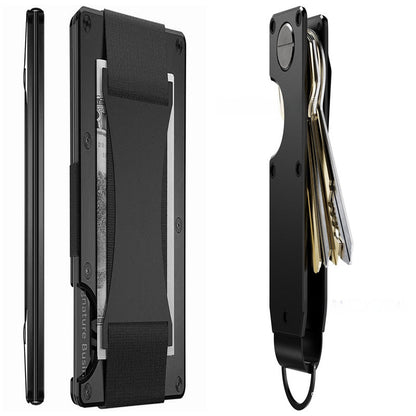 Carbon Fiber Wallet - RFID Blocking Metal Card Holder, Anti-theft Diversi Shop™