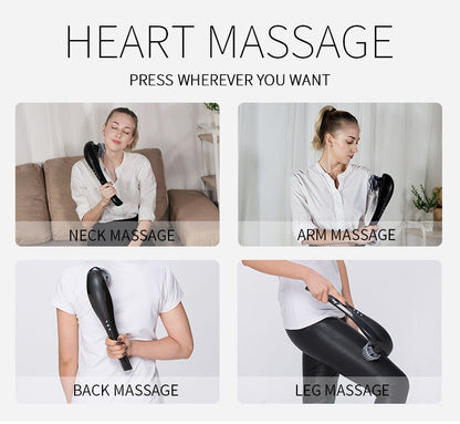 Rechargeable Hand Held Deep Tissue Massager for Muscles, Foot, Neck, Shoulder, Leg and Back Diversi Fusion™