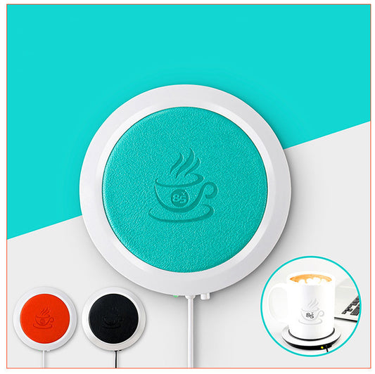 USB Powered Cup Warmer Mat Pad For Coffee Tea Beverage Drink Heating Cup Mat Tea Coffee Cup Mug Mat Creative New Year Gift Smart Kitchen & Home