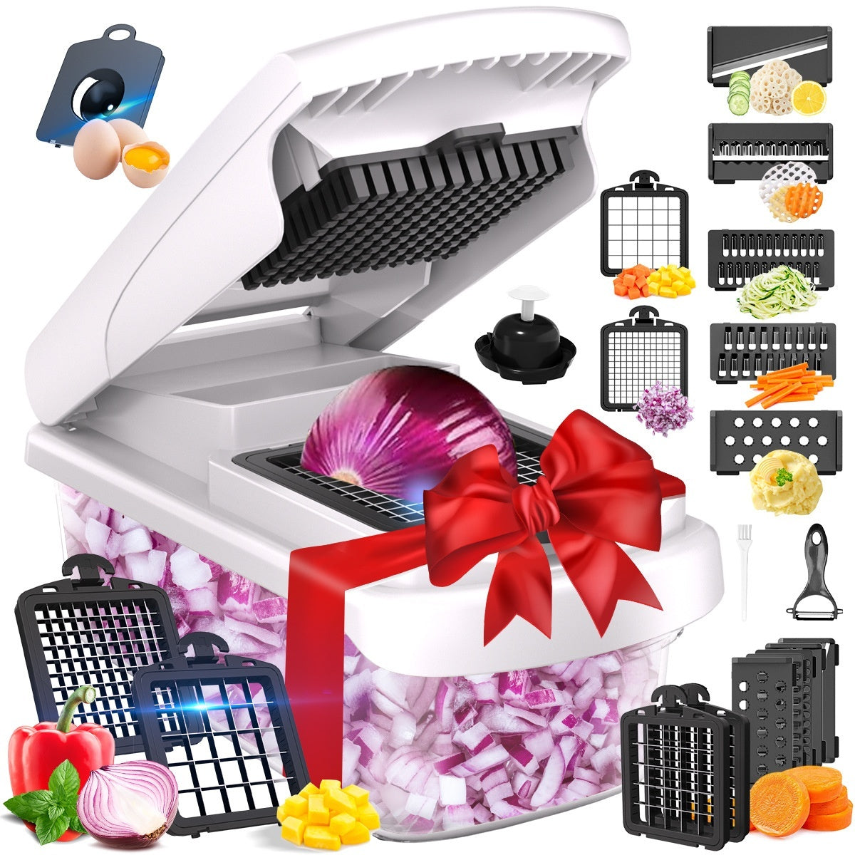 15-in-1 Vegetable Chopper & Food Processor