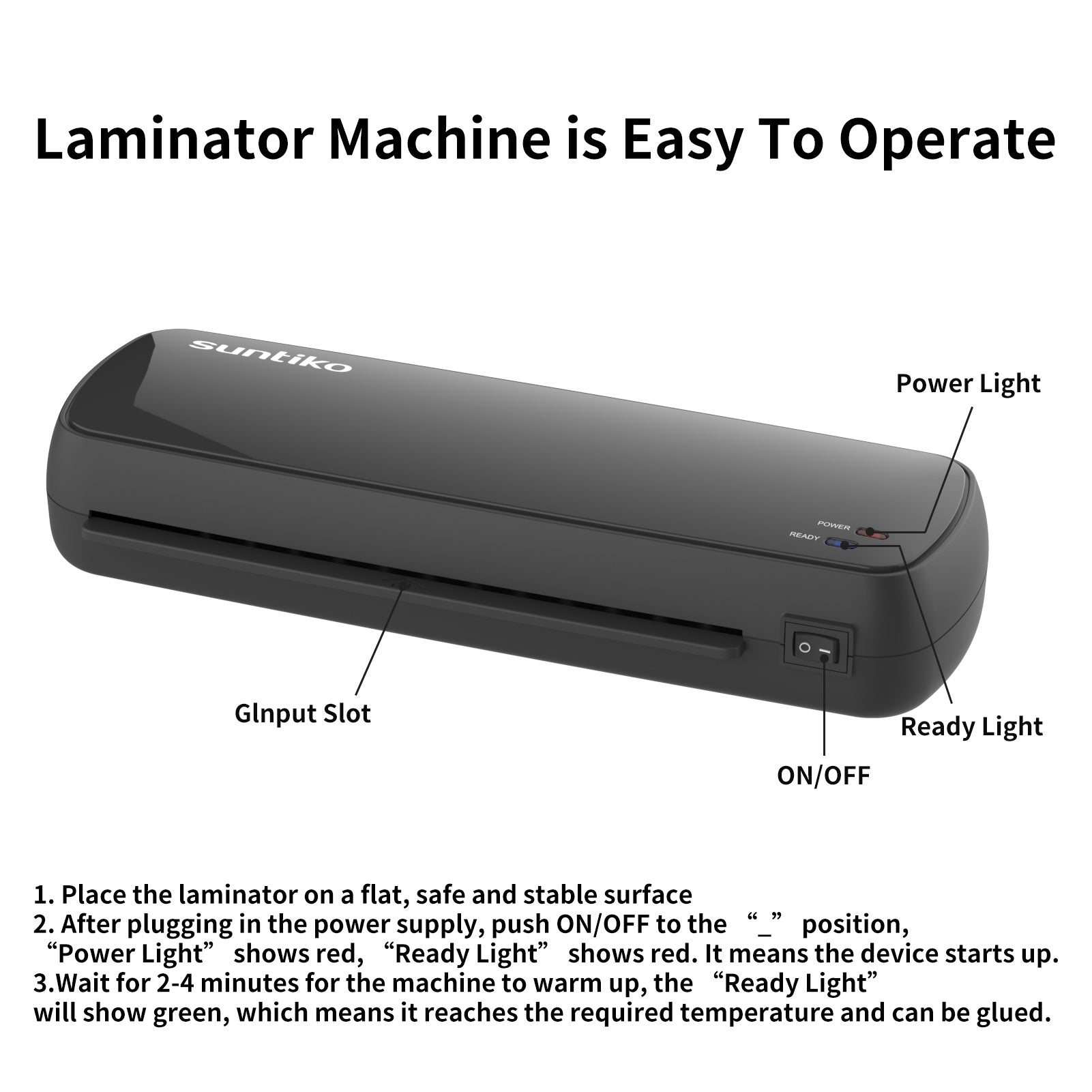 📄 Quick Warm-Up Laminator – Fast Laminating for A4, A5 & A6 - SmartPursue™